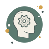 Thinking and planning icon